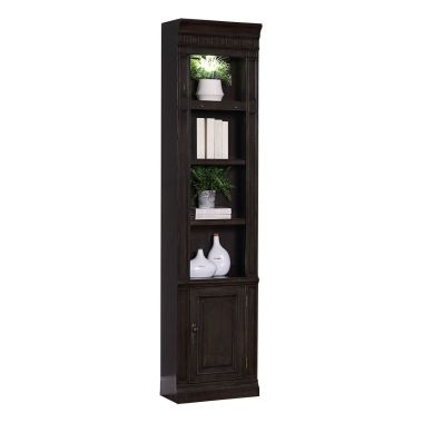Parker House Washington Heights 22" Open Top Bookcase in Washed Charcoal