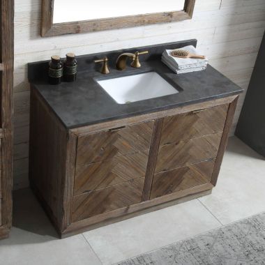 Legion Furniture 48" Wood Sink Vanity Match with Marble Wh 5148" Top -No Faucet -WH8548
