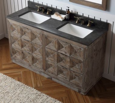 Legion Furniture 60" Wood Sink Vanity Match with Marble Wh 5160" Top -No Faucet -WH8760