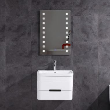 Legion Furniture 24" Bathroom Vanity with Led Mirror- PVC -WT9328-24-PVC