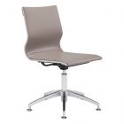 Zuo Modern Glider Conference Chair, Taupe