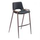 Zuo Modern Desi Bar Chair in Black - Set of 2