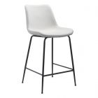 Zuo Modern Byron Counter Chair in White