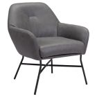 Zuo Modern Hans Accent Chair in Vintage Gray