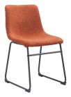 Zuo Modern Smart in Dining Chair in Burnt Orange - Set of 2
