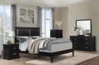 Homelegance Seabright 4pc Queen Bedroom Set in Black