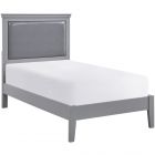 Homelegance Seabright Twin Bed in Gray