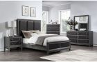 Homelegance West End 4pc California King Bedroom Set in Wire-Brushed Gray