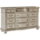 Homelegance Cavalier Dresser in Silver