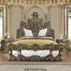 Homey Design HD-1802 Eastern King Bed in Perfect Brown