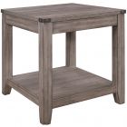 Homelegance Woodrow End Table in Brownish Gray