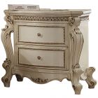 ACME Picardy Nightstand, Antique Pearl