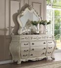 ACME Ragenardus Dresser with Mirror in Antique White