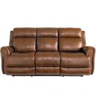 Bassett Club Level Marquee Power Motion Sofa in Umber