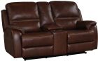 Bassett Club Level Williams Power Motion Loveseat with Console in Kobe