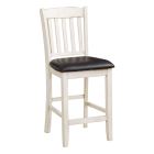 Homelegance Kiwi Counter Height Chair in Dark Brown Cherry