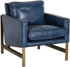Classic Home Chazzie Club Chair, Blue