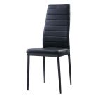 Homelegance Florian Side Chair in Black PU - Set of 2