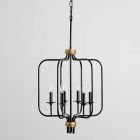 Classic Home Laurie Chandelier in Black