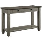 Homelegance Granby Sofa Table in Coffee and Antique Gray