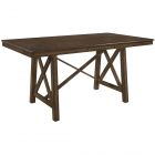 Homelegance Levittown Counter Height Table in Brown