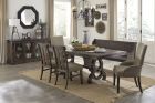 Homelegance Gloversville 6pc Dining Table Set in Brown