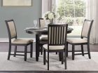 Homelegance Asher 5pc Dining Table Set in Brown and Black