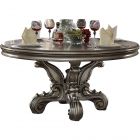 ACME Versailles Dining Table, Antique Platinum - 66840