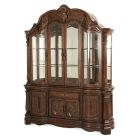 AICO Windsor Court China Cabinet in Vintage Fruitwood Finish