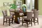 ACME Effie 7pc Counter Height Dining Set in Brown