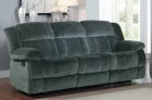 Homelegance Laurelton Double Reclining Sofa in Charcoal Finish