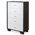 ACME Eloy Chest, White and Espresso