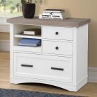 Parker House Americana Modern Functional File with Power Center in Cotton