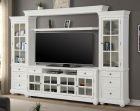 Parker House Cape Cod 4pc 76" Entertainment Wall in Vintage White