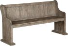 Magnussen Tinley Park Bench with Back in Dove Tail Grey