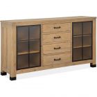 Magnussen Madison Heights Buffet in Weathered Fawn Finish