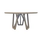 Parker House Pure Modern 60" Round Dining Table in Cool Taupe Moonstone