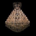 AICO Michael Amini Grand Cathedral 176 Light Chandelier in Gold