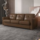 ACME Noci Sofa with Sleeper in Brown Leather