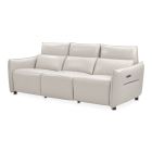 AICO Michael Amini Mia Bella Verona 3pc Sectional Sofa in Light Gray
