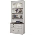 Parker House Provence 2pc Lateral File & Hutch in Vitnage Alabaster