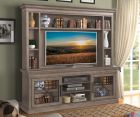 Parker House Sundance 92" Console with Hutch & Backpanel in Sandstone