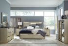 Magnussen Chantelle 4pc Queen Panel Storage Bedroom Set in Champagne Finish
