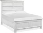 Magnussen Bellevue Manor King Panel Bed in Weathered Shutter White