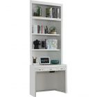 Parker House Catalina 2pc 40" Library Desk & Hutch in Cottage White 