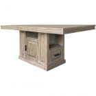 Parker House Sundance 18" Butterfly Leaf Island Counter Height Table in Sandstone