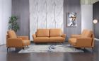 European Furniture Tratto 3pc Livingroom Set in Cognac