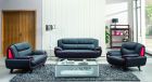 Titanic Furniture L513 3pc Livingroom Set in Black/Red