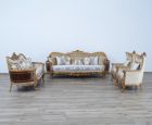 European Furniture Maggiolini 3pc Livingroom Set in Antique Dark Bronze