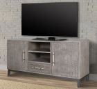 Parker House Crossings Serengeti 66" TV Console in Sandblasted Fossil Grey